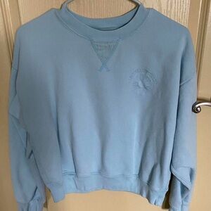 American Eagle Outfitters Light Blue Sweatshirt